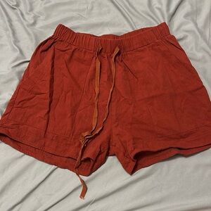 Burnt orange shorts